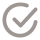 Checkmark icon on black background